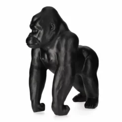 Dekorasjon Gorilla - Høyde 31 Cm, Svart