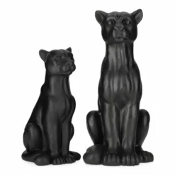 Dekorasjon Jaguar - Høyde 40 Cm, Svart -NO Møbler Salgsbutikk Polystone Jaguar Large 538626 4