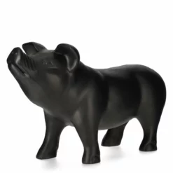 Dekorasjon Gris - Høyde 30 Cm, Svart -NO Møbler Salgsbutikk Polystone Pig Large 538629 3