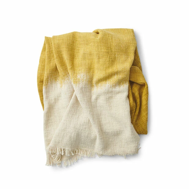 Pledd Ropi - Høyde 160 Cm, Gul 4 Pledd Ropi - Høyde 160 Cm, Gul - Bilde 2